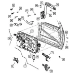 68044806AA Mopar Door Lock Actuator Bracket Front For Ram Truck 1500 2500 3500. Fixed Price $46.25.