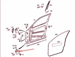 Mercedes-benz Glk X204 Front Right Door Bottom Hinge A2047201237 10-14. Fixed Price $149.51.