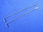 Nos British Leyland Lot Of 2 Rh Dr Lock Operating Rods 1968 On Mgb & Gt AHH8816. Fixed Price $20.00.