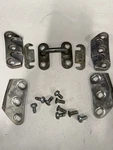 Rear Hatch Striker 1237400032 & Guides Off 1984 Mercedes Benz 300TD Wagon -T2-M5. Fixed Price $59.99.