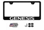 Hyundai Genesis License Plate Frame Black Metal Premium Street Racing New. Fixed Price $19.95.