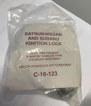 Datsun-nissan-subaru-ignition-lock-cylinder Asp C-16-123 Keys X123 Blank. Fixed Price $12.95.