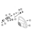 Genuine Mopar Ignition Key Cylinder Trim Ring YA96XDVAA. Fixed Price $14.53.