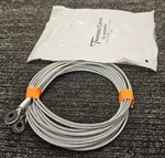 (5 Pairs) Transglobal TG-915041 Ramp Door Cable 150" 7X7 Gac With 1/4" Nylon Eye. Fixed Price $26.98.