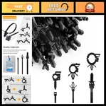 150PCS Zip Ties & Mounts, Nylon Loom Clips For Wires, Cables Hoses. Fixed Price $17.99.