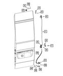 Genuine Mopar Door Latch Striker 68375886AA. Fixed Price $30.99.