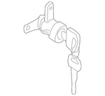 Genuine Subaru Lock Cylinder 57494AE01A. Fixed Price $25.00.