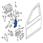 For Jaguar S-type 2000-2008 XR853044 Front Right Door Latch Assembly. Fixed Price $370.06.
