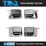Trq 4PC Metal Outside Exterior Door Handle Kit Set Chrome Ford Super Duty. Fixed Price $159.95.