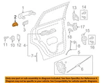 Gm Oem 99-15 Aveo Rear Door Lock Hardware-cover 96468306. Fixed Price $33.31.