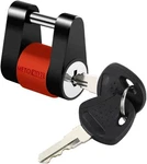 Metoware Trailer Coupler Lock 1/4" Heavy Duty Steel Tongue Anti-rattle. Fixed Price $21.99.