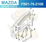 Mazda RX7 RX-7 New Right Door Lock With Key 1986 To 1991. Fixed Price $85.98.