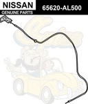 Nissan Genuine 65620AL500 Infiniti Hood Release Cable 65620-AL500 !. Fixed Price $199.65.