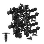 Soikoi (1/4") Hole Push Plastic Rivets Fastener Clips For 7MM, Black. Fixed Price $13.96.