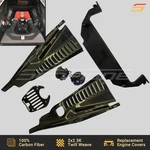 Scopione Carbon Fiber Engine Covers Bay Panels Trim Kit For Ferrari 458 Italia. Fixed Price $2850.00.