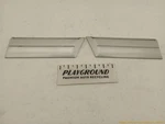 Buick Reatta Coupe Pair Of Left & Right Front Fender Side Trim Silver Fits 88-91. Fixed Price $62.90.
