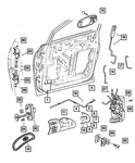 Genuine Mopar Front Door Check Right 4717228AC. Fixed Price $58.03.