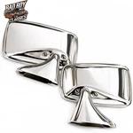 Pair Classic Polished Stainless Steel Car Door Mirrors Oe Spec Universal. Fixed Price $60.48.