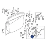 Genuine Ford 2012-2018 C-max Focus Door Latch Assembly BF6Z-5421813-D. Fixed Price $220.00.