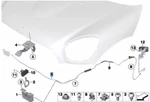 Mini R60 Countryman R61 Paceman Hood Release Bowden Cable Front Genuine 9801597. Fixed Price $33.63.