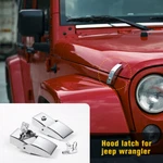 2*EXTERIOR Hood Locking Catch Latches Assembly For Jeep Wrangler Jk 07-17 Chrome. Fixed Price $37.99.