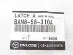 Genuine Oem Mazda BAN8-58-310A Passenger Front Door Lock Actuator 04-09. Fixed Price $160.75.