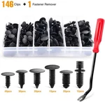 Gooacc 146PCS Nylon Bumper Shield & Double End Xmas Tree Retainers Clip. Fixed Price $16.99.