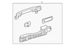 Genuine Nissan Exterior Door Handle 80607-JA62A. Fixed Price $93.04.
