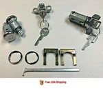 For 1970-1973 Camaro Ignition & Trunk Lock Set With Gm Keys- Long Doors. Fixed Price $67.90.