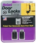 Mcgard 76059 Black Door Locks Set Of 2 For Jeep Wrangler Yj. Fixed Price $62.39.