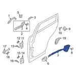 For Mazda CX-5 2017-2025 KB7W73310 Rear Left Door Latch Assembly. Fixed Price $90.14.
