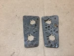 Nos 1956-1962 Corvette Door Latch Striker Anti-skid Plates Gm Of 4649282 B. Fixed Price $29.99.