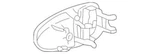 Genuine Gm 2002-2005 Saturn Vue Handle Rear Door Inside Assembly 22710843. Fixed Price $27.53.