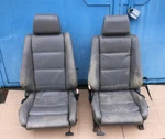 Genuine Bmw E30 Cabrio Coupe Seat Sportsitze Leather Grey Silber 0292 Oem. Fixed Price $1450.00.