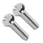 Door Lock Knob Pair Polished Eddie Motorsports MS274-19P. Fixed Price $32.19.