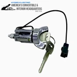 New 1979-1993 Ford Mustang Chrome Ignition Lock Cylinder With Keys. Fixed Price $15.95.