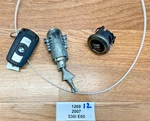 04-10 Oem Bmw E60 525I 530I Start Stop Engine Ignition Switch Key Lock Set 77K. Fixed Price $134.95.