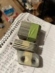 Ford B7A-7022015-A 1957-58 Mercury Lh Door Lock Striker Auxiliary Plate New Nos. Fixed Price $15.00.