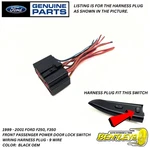 1999 - 2001 Ford F250 F350 Passenger Power Door Lock Switch Wiring Harness Plug. Fixed Price $17.93.