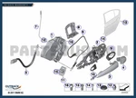2012-2018 Bmw 320I Operating Rod Door Front Left 51217270005. Fixed Price $89.88.