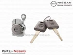 Genuine Nissan Titan Armada Maxima Left Door Cylinder & Keys H0601-7Y000. Fixed Price $134.79.