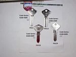 Key Blank For Vintage Alfa Romeo - Fiat 1966 To 1994 Door/t (see Code Series). Fixed Price $8.95.