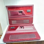 81-93 Oem Dodge W100 Left Lh Right Rh Door Panel Set Red D150 W150 Ramcharger. Fixed Price $499.99.