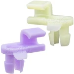 Rexka 10 Sets Door Handle Lock End Rod Clips Left Yellow & Right Purple 4MM. Fixed Price $24.40.