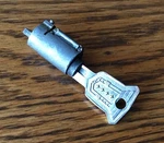 1952 1959 Mercury Ignition Lock Cyl W/logo Key Vtg Hurd. Fixed Price $35.00.
