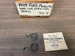 1949 Ford Mercury Door Lock Latch Cam Springs Pair New Nors Champ 724. Fixed Price $18.99.