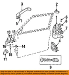 Chrysler Oem 97-18 Cherokee Front Door Hardware-lock Cylinder 68001713AA. Fixed Price $112.35.