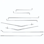 1968 69 70 71 72 73 74 75 76 77 Bronco Door Latch Lock Control Rod Set Rh+lh. Fixed Price $122.99.