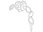 Genuine Nissan Lock Cylinder H0601-6RA0B. Fixed Price $168.75.