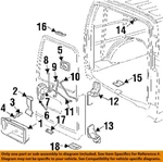 Gm Oem 96-25 Express 1500 Back Door Lock Hardware-wedge 15845694. Fixed Price $37.66.